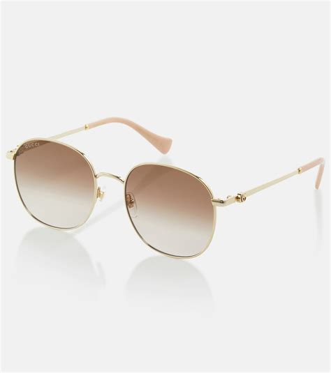 gucci round wire sunglasses|gucci round sunglasses with letters.